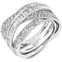 Simon G. Anniversary Ring In 18k Gold With Diamonds Best