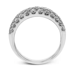 Simon G. Anniversary Ring In 18k Gold With Diamonds Clearance