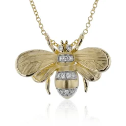 Simon G. Bee Gemstone Pendant Necklace in 18k Gold with Diamonds Discount
