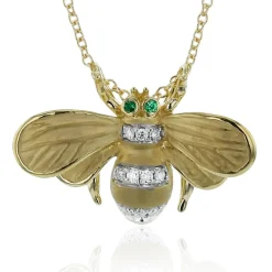 Simon G. Bee Gemstone Pendant Necklace in 18k Gold with Diamonds Discount
