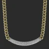 Simon G. Chain Link Necklace in 18k Gold with Diamonds Fashion