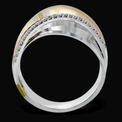 Simon G. Clio Fashion Ring In 18k Gold With Diamonds Fashion