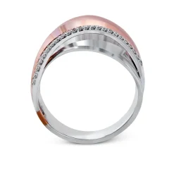 Simon G. Clio Fashion Ring In 18k Gold With Diamonds Fashion