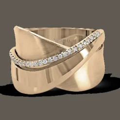 Simon G. Clio Fashion Ring In 18k Gold With Diamonds Fashion