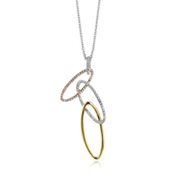 Simon G. Clio Pendant Necklace in 18k Gold with Diamonds Best