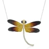 Simon G. Dragonfly Pendant Necklace in 18k Gold with Diamonds Fashion