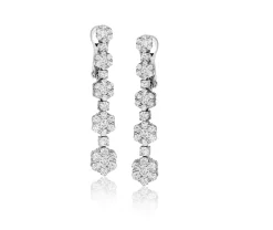 Simon G. Drop Earrings in 18k Gold with Diamonds Outlet