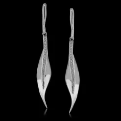 Simon G. Fallen Leaves Drop Earrings in 18k Gold with Diamonds Online