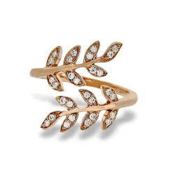 Simon G. Fallen Leaves Fashion Ring In 18k Gold With Diamonds Online