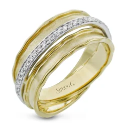 Simon G. Fashion Ring in 18k Gold with Diamonds Fashion