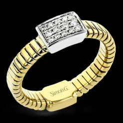Simon G. Fashion Ring in 18k Gold With Diamonds Discount