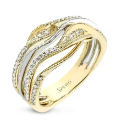 Simon G. Fashion Ring in 18k Gold with Diamonds Online