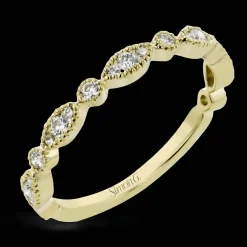 Simon G. Fashion Ring In 18k Gold With Diamonds New