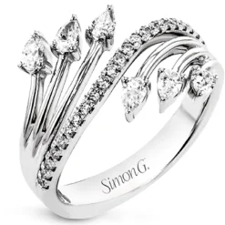 Simon G. Fashion Ring in 18k Gold with Diamonds Online