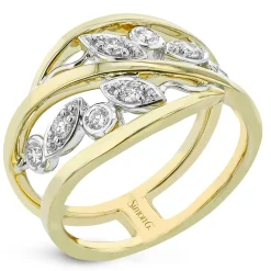 Simon G. Fashion Ring in 18k Gold with Diamonds Hot