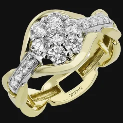 Simon G. Fashion Ring In 18k Gold With Diamonds Best