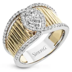 Simon G. Fashion Ring in 18k Gold with Diamonds Sale