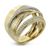 Simon G. Fashion Ring in 18k Gold with Diamonds Hot