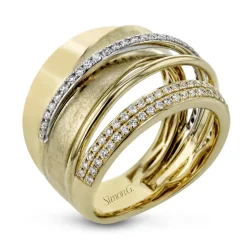 Simon G. Fashion Ring in 18k Gold with Diamonds Hot