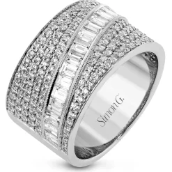 Simon G. Fashion Ring in 18k Gold with Diamonds Discount