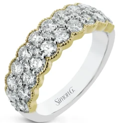 Simon G. Fashion Ring in 18k Gold With Diamonds Clearance