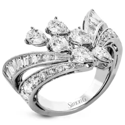 Simon G. Fashion Ring In 18k Gold With Diamonds Hot