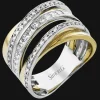 Simon G. Fashion Ring in 18k Gold with Diamonds Best