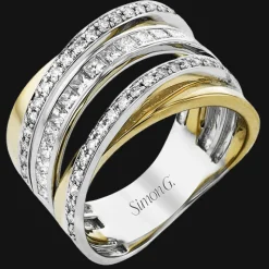 Simon G. Fashion Ring in 18k Gold with Diamonds Best