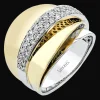 Simon G. Fashion Ring In 18k Gold With Diamonds Clearance
