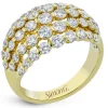 Simon G. Fashion Ring in 18k Gold with Diamonds Best