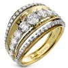 Simon G. Fashion Ring In 18k Gold With Diamonds Clearance