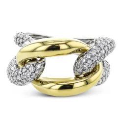 Simon G. Fashion Ring in 18k Gold With Diamonds Discount
