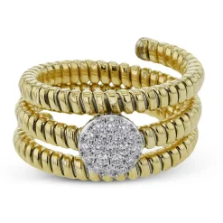 Simon G. Fashion Ring In 18k Gold With Diamonds Discount