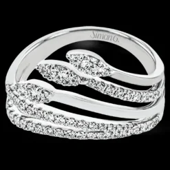 Simon G. Fashion Ring in 18k Gold With Diamonds Fashion