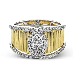Simon G. Fashion Ring in 18k Gold with Diamonds Sale