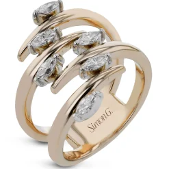 Simon G. Fashion Ring in 18k Gold with Diamonds Discount