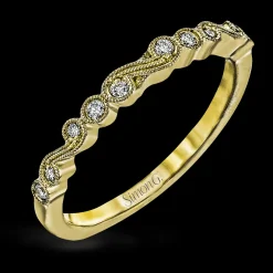 Simon G. Fashion Ring In 18k Gold With Diamonds Outlet
