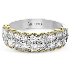Simon G. Fashion Ring in 18k Gold With Diamonds Clearance