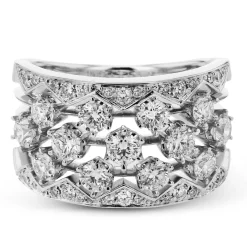 Simon G. Fashion Ring in 18k Gold with Diamonds Outlet