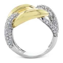 Simon G. Fashion Ring in 18k Gold With Diamonds Discount
