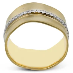 Simon G. Fashion Ring In 18k Gold With Diamonds New