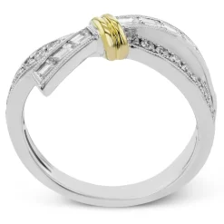 Simon G. Fashion Ring In 18k Gold With Diamonds Sale