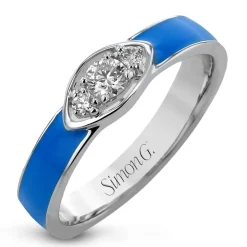 Simon G. Fashion Ring In 18k Gold With Diamonds Hot