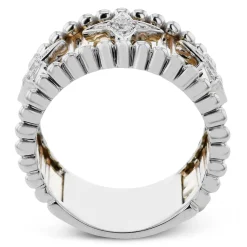 Simon G. Fashion Ring In 18k Gold With Diamonds Fashion