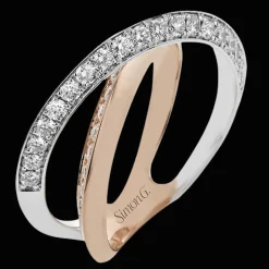 Simon G. Fashion Ring in 18k Gold with Diamonds Outlet