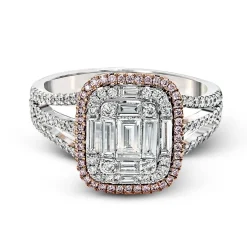Simon G. Fashion Ring In 18k Gold With Diamonds Online