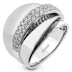 Simon G. Fashion Ring In 18k Gold With Diamonds Clearance
