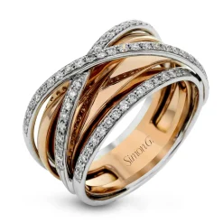 Simon G. Fashion Ring in 18k Gold with Diamonds Sale