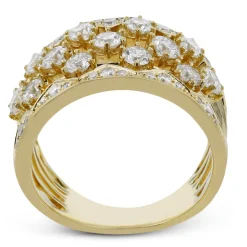 Simon G. Fashion Ring in 18k Gold with Diamonds Outlet
