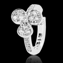 Simon G. Flower Cuff Earring in 18k Gold with Diamonds Discount